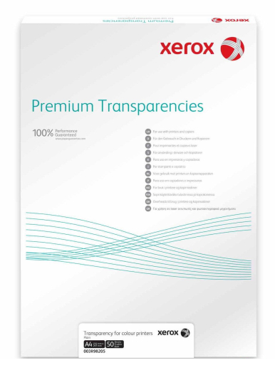 Пленка прозрачная Xerox A4 100л. без подложки - 1