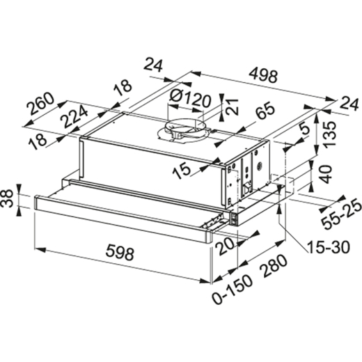 Вытяжка Franke FSM 601 BK/GL (315.0489.958) - 2