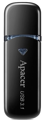 Накопичувач Apacer 32GB USB 3.1 AH355 Black - 1