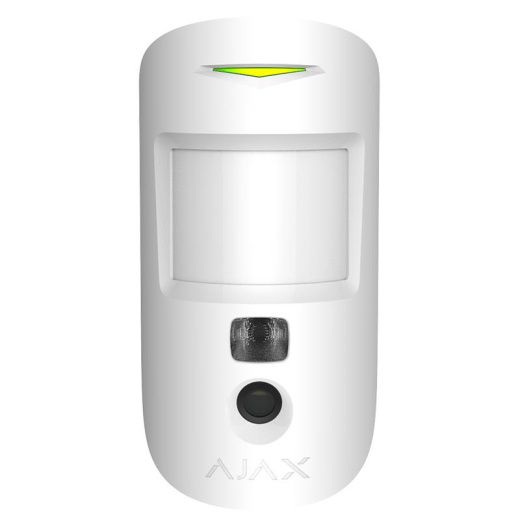 Датчик руху з фотокамерою для верифікації тривог Ajax MotionCam White (10309.23.WH1) - 1