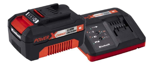Набір Einhell акумулятор + зарядний пристрій 18V 4.0 Ah PXC Starter Kit (4512042) - 1