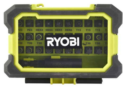 Набір біт Ryobi RAK31MSDI, 31 од., тримач 60мм, Torque - 1