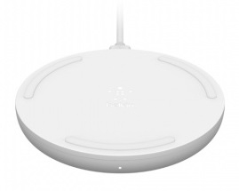 Беспроводное зарядное устройство Belkin Pad Wireless Charging Qi, 10W, white - 1
