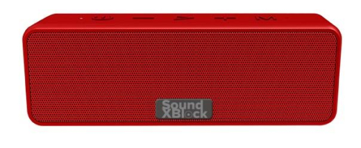 Акустическая система 2E SoundXBlock TWS, MP3, Wireless, Waterproof Red - 1
