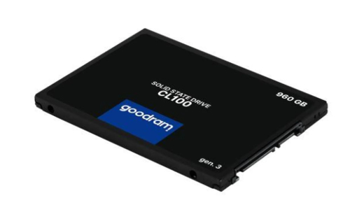 SSD накопитель Goodram SSD CL100 Gen.3 960GB 2.5" SATA III 3D NAND TLC (SSDPR-CL100-960-G3) - 1