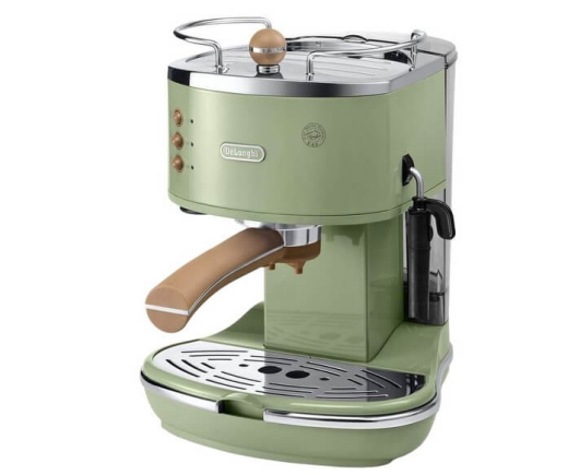 Рожковая кофеварка эспрессо Delonghi Icona Vintage ECOV 311.GR - 2