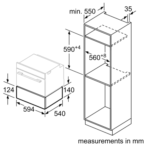 Підігрівач для посуду Bosch BIC510NS0 - 4