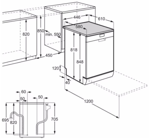 Посудомийна машина Electrolux ESM82310SX - 5