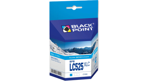Чернила для принтера Чернила BLACK POINT BPBLC525XLC Совместимые Brother LC525XLC - 1