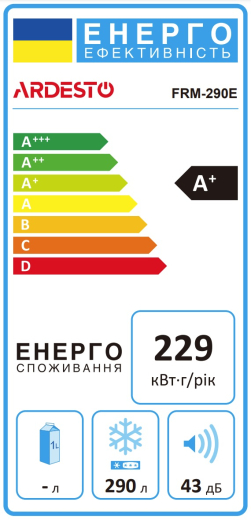 Морозильный ларь Ardesto FRM-290E - 10