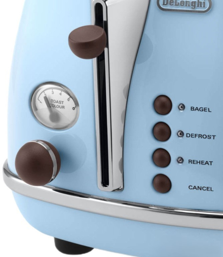 Тостер DeLonghi CTOV 2103 AZ Icona Vintage - 2