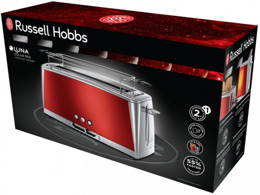 Тостер Russell Hobbs Luna 23250-56 Solar Red - 3