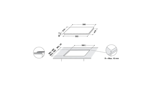 Варильна поверхня WHIRLPOOL WB B3960 BF - 5
