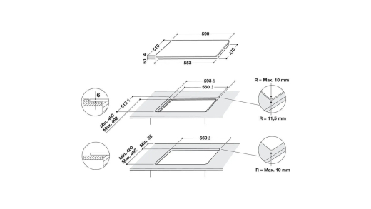 Варочная поверхность WHIRLPOOL WL B3360 NE - 5