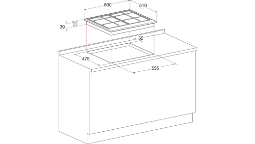 Варочная поверхность газоваяWHIRLPOOL GMT 6422 OW - 5