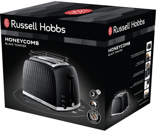 Тостер Russell Hobbs 26061-56 Honeycomb Black - 6