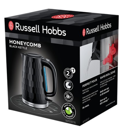 Электрочайник Russell Hobbs 26051-70 Honeycomb Black - 6