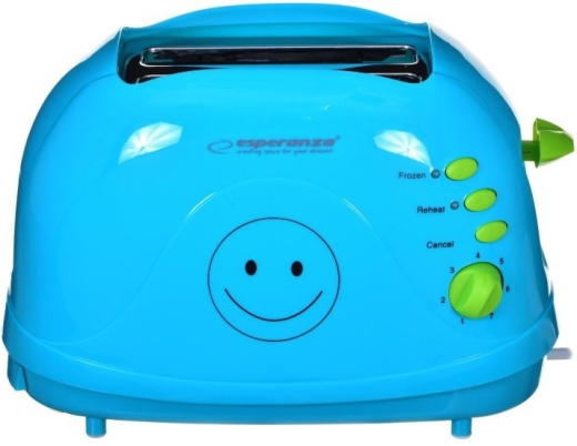 Тостер Esperanza EKT003B Smiley Blue - 1
