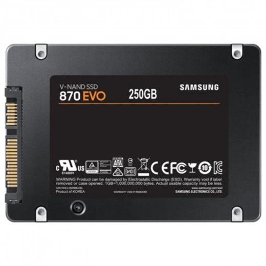 SSD накопитель Samsung 870 EVO 250 GB (MZ-77E250BW) - 3