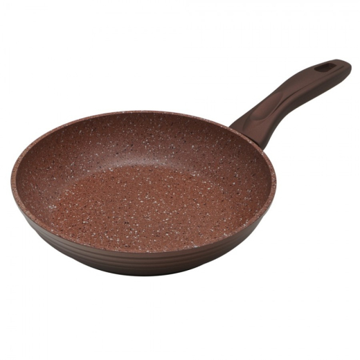 Сковорода POLARIS Provence-24F (ков. ал., 24 см), коричневий (007916) - 1