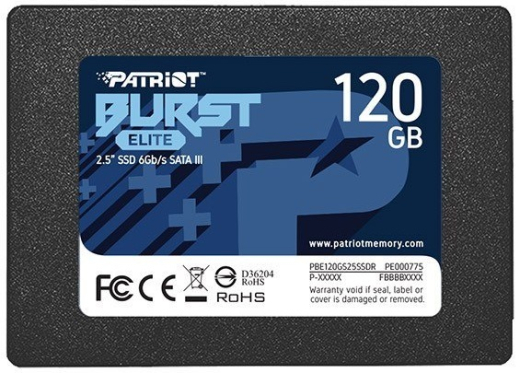 SSD накопитель PATRIOT Burst Elite 120 GB (PBE120GS25SSDR) - 1