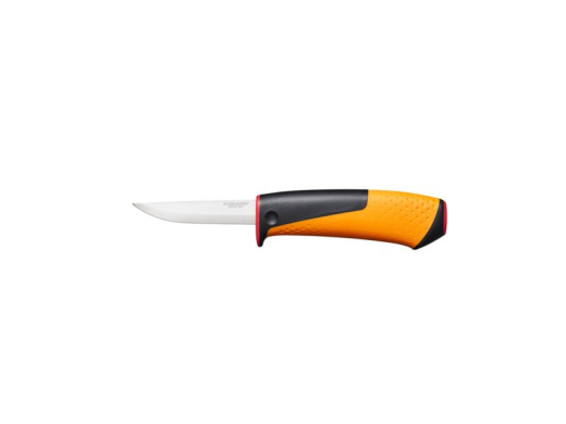 Нож с точилом Fiskars ремесленника с точилкой (1023620) - 1