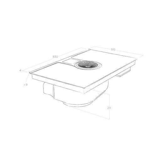Варильна поверхня  Elica NIKOLATESLA ONE HP BL/A/83 (PRF0120975A) - 5