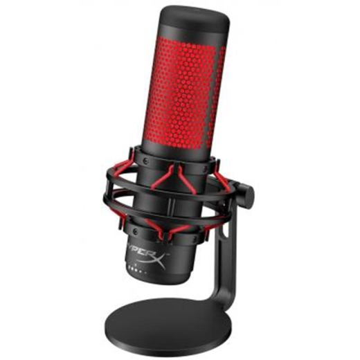 Мікрофон для ПК для стрімінгу, подкастів HyperX Quadcast (HX-MICQC-BK) - 1