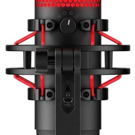Мікрофон для ПК для стрімінгу, подкастів HyperX Quadcast (HX-MICQC-BK) - 4
