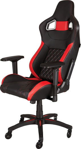 Компьютерное кресло для геймера Corsair T1 Race black-red - 1