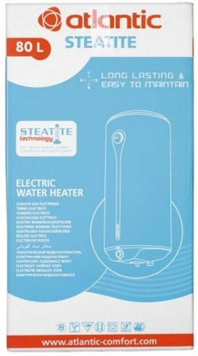 Водонагрівач Atlantic Ego Steatite 80 VM 080 D400-1-BC 1200W (851276) - 6