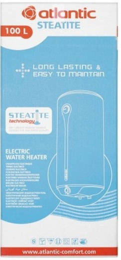 Водонагрівач Atlantic Ego Steatite 100 VM 100 D400-1-BC 1200W (861321) - 6