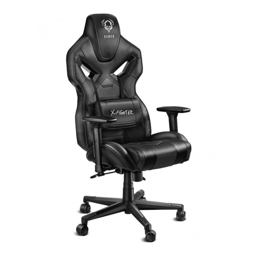 Комп'ютерне крісло для геймера Diablo Chairs X-Fighter Black - 1