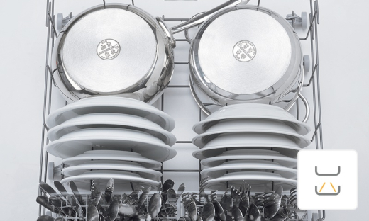 Встраиваемая посудомоечная машина WHIRLPOOL WSIO 3O34 PFE X - 3
