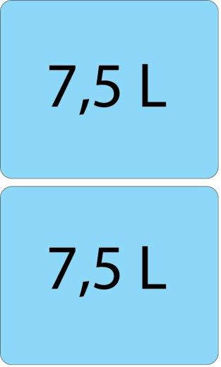 Мусорное ведро ALVEUS ALBIO 10 (2x7,5 L) с двумя корзинами APPLAUSE 1090332 - 2