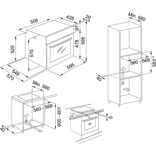 Вбудована духова шафа FRANKE FSM 97 P XS 116.0606.096 (S) - 2
