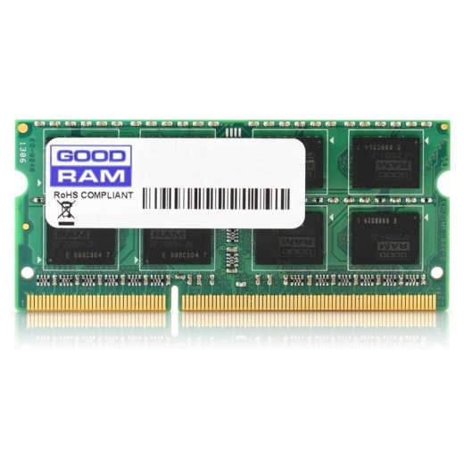 Оперативна пам'ять GOODRAM 4GB SO-DIMM DDR3 1600 MHz (GR1600S364L11S/4G) - 1