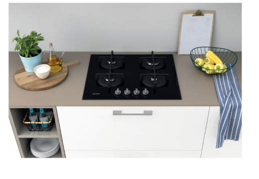 Варильна поверхня газова Indesit ING 61T/BK - 11