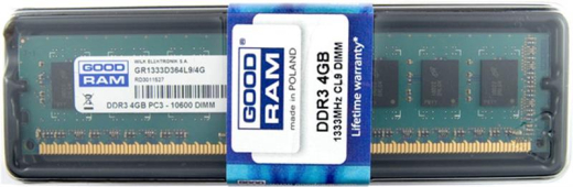Модуль памяти DDR3 4GB/1333 GOODRAM (GR1333D364L9S/4G) - 1