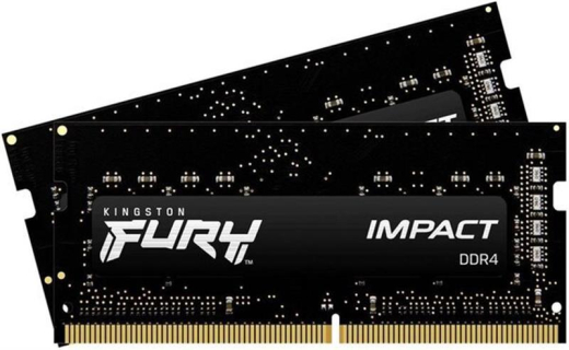 Оперативная память Kingston Fury Impact 2х16GB SO-DIMM DDR4 3200 MHz (KF432S20IBK2/32) - 1
