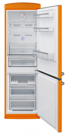 Холодильник с морозильной камерой Vestfrost VR-FB373-2E0OR Orange - 2