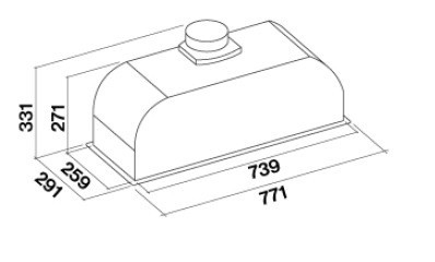 Вытяжка встраиваемая Falmec BUILT IN MAX EVO 70 WHITE (CBIN70.E10#ZZZB460F) - 3