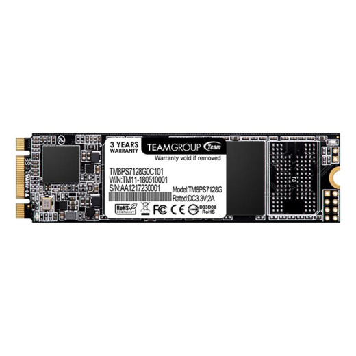SSD накопитель Team MS30 128 GB M.2 SATA3, TLC, 550/460 MB/s (TM8PS7128G0C101) - 1