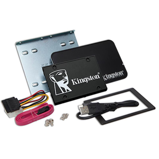 SSD накопитель Kingston SSD Upgrade Kit KC600 1TB 2.5" SATAIII 3D TLC (SKC600B/1024G) - 1