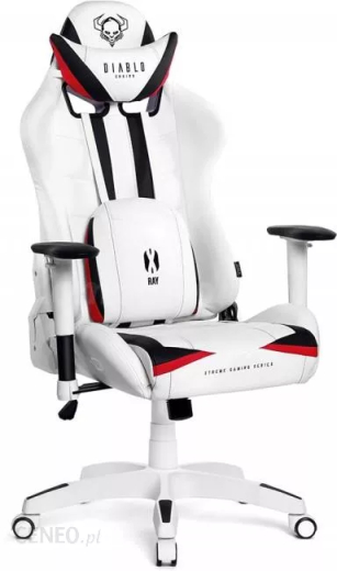 Комп'ютерне крісло для геймера Diablo Chairs X-Ray rozmiar XL White - 2