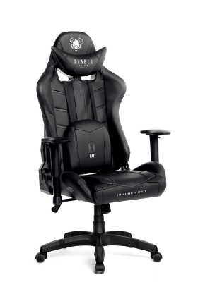 Комп'ютерне крісло для геймера Diablo Chairs X-Ray rozmiar L Black - 1