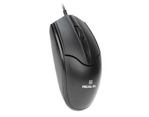 Мышь REAL-EL RM-410 Silent Black USB (EL123200025) - 4