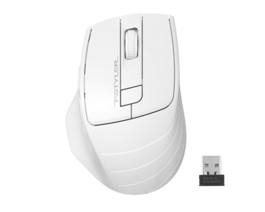 Миша бездротова A4Tech FG30S Grey/White USB - 1