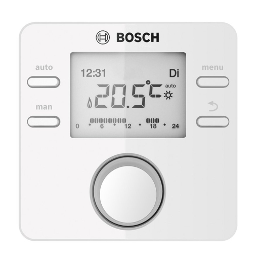 Кімнатний терморегулятор опалення Bosch CR100 RF (7738112355) - 1