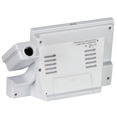 Часы проекционные Explore Scientific Slim Projection RC Dual Alarm White (RDP1003GYELC2) - 3